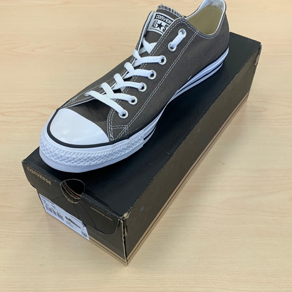 Gray Low Top Converse